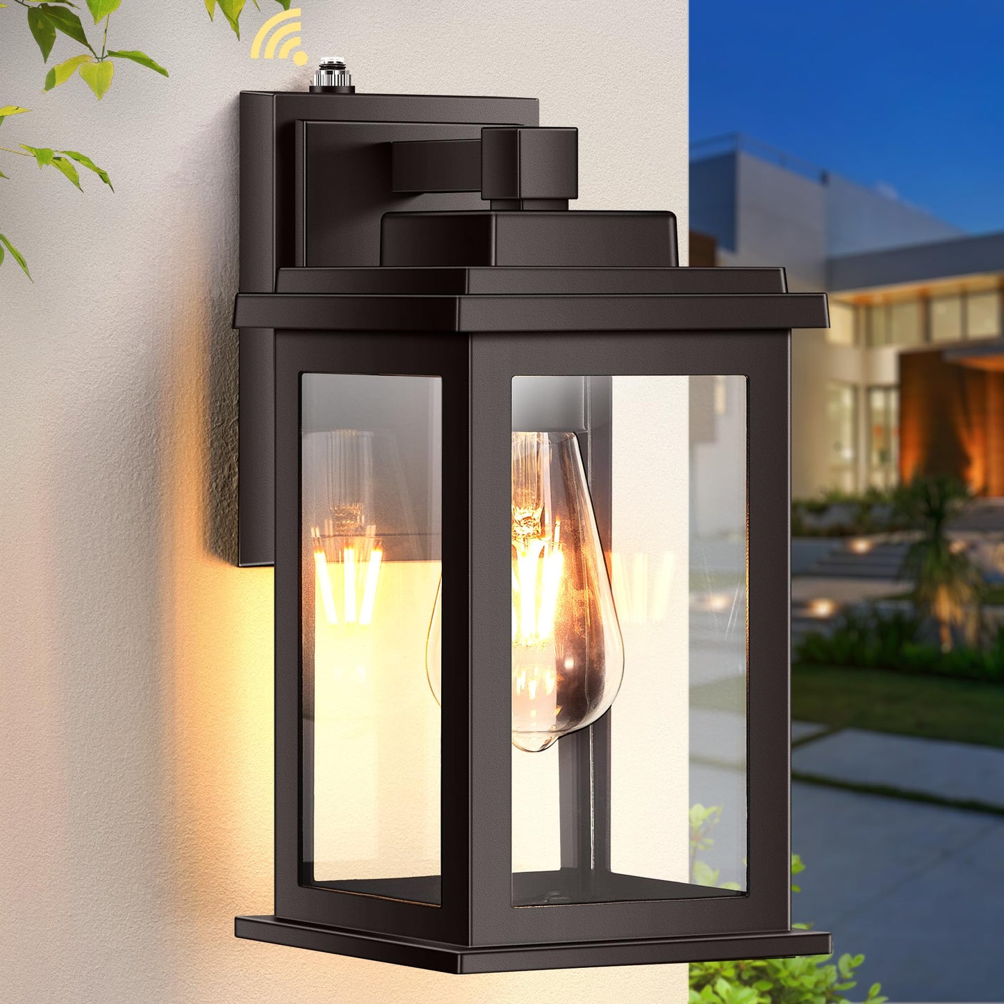 Vianis Bronze Outdoor Wall Lights  Dusk To Dawn Led Outdoor Light  Aluminum Exterior Lighting Fixtures  Waterproof Porch Lights Outdoor For House  Doorway  Garage Hardwired  Non-Solar
