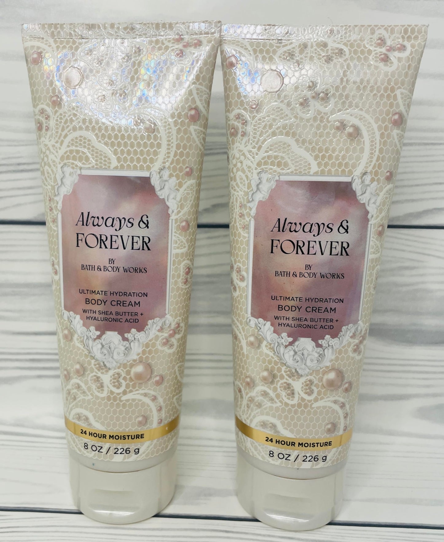 Bath & Body Works Women's Always and Forever Ultimate Hydration Body Cream 8 Ounces Pack of 2