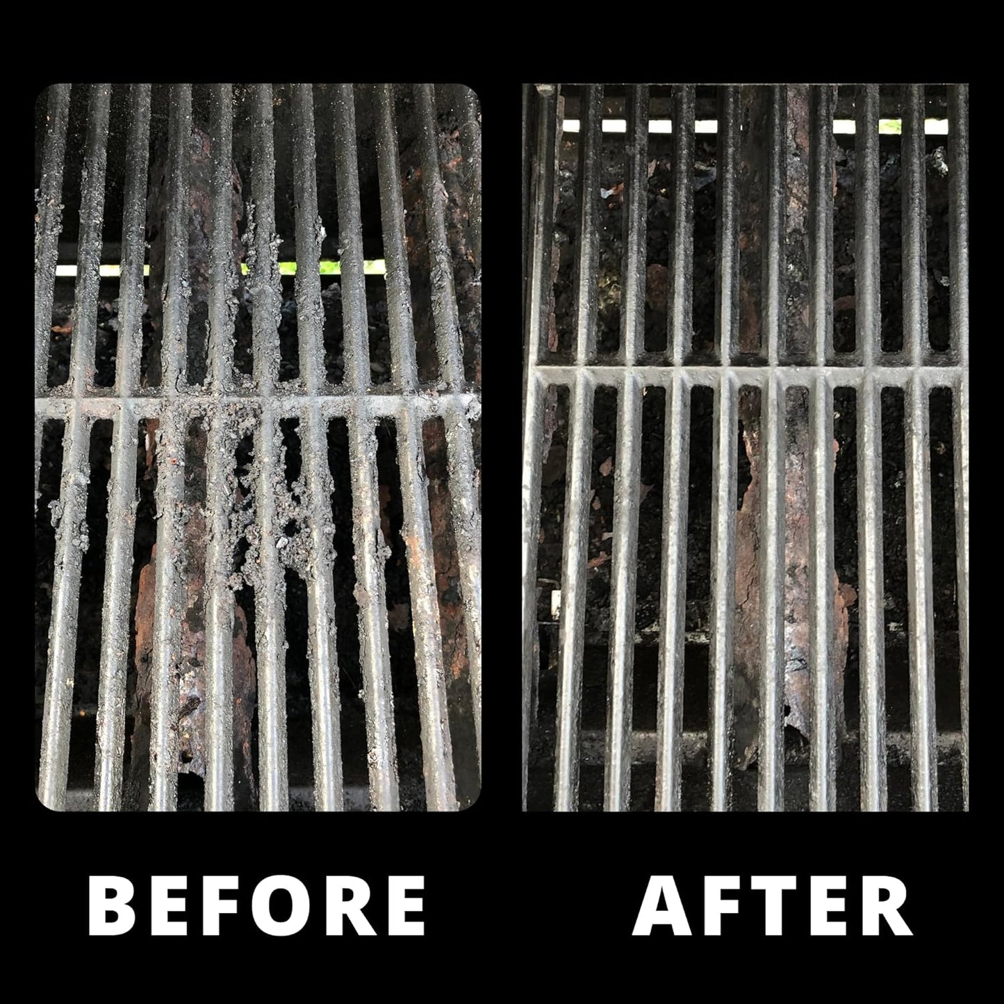 Grill Rescue BBQ Replaceable Cleaning Head, Bristle Free - Durable and Unique Scraper Tools for Cast Iron or Stainless-Steel Grates, Barbecue Cleaner