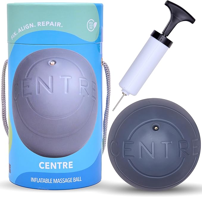 RAD Centre – Soft Yoga Deep Tissue Massage Ball – Myofascial Release Ball for Abdominal, Psoas, Neck & Stomach Massage – T...