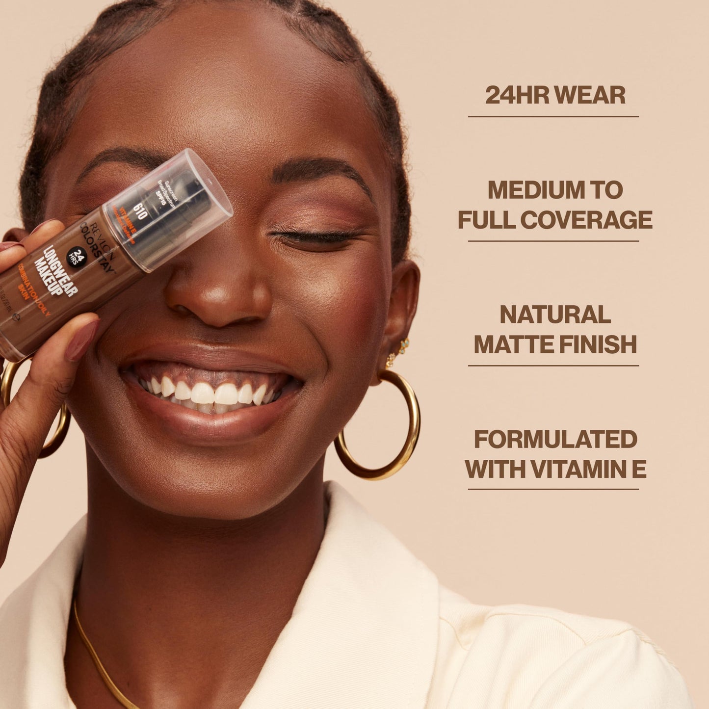 Revlon Colorstay Liquid Makeup Foundation with Pump - 180 Sand Beige