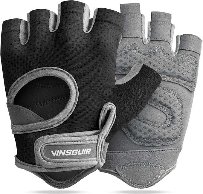 VINSGUIR Workout Gloves for Women and Men, Breathable Weight Lifting Gloves for Gym Exercise, Fitness, Training, and Cycli...