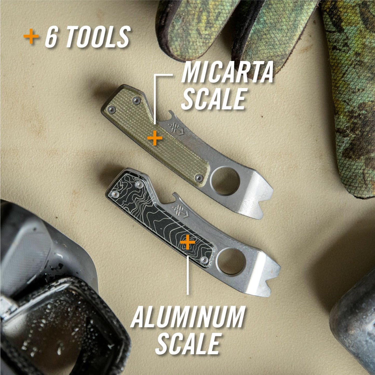 Gerber Gear Shard XL EDC Multi-tool 6-in-1 Keychain Multitool with Pry Bar, Wire Stripper and Bottle Opener, Stainless Steel