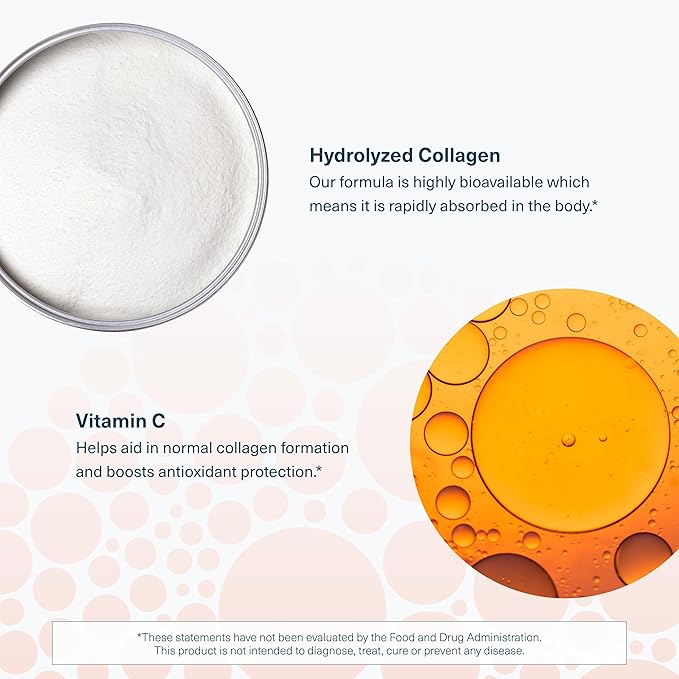 Youtheory Collagen Powder - Premium Collagen Supplement with Vitamin C & Biotin - Healthy Hair, Nails, Skin & Joints* - Hydrolyzed & Highly Absorbable - Dairy & Gluten Free - Unflavored - 10 oz
