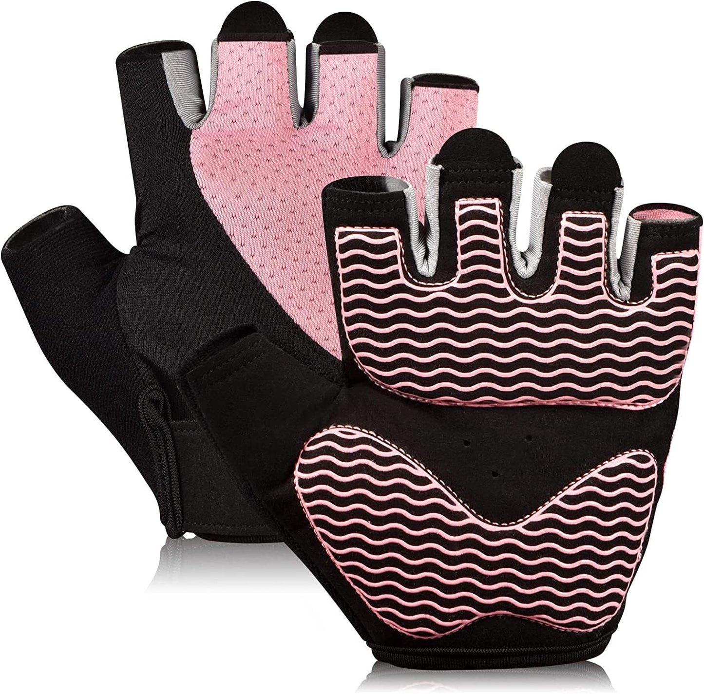 Sunnx Gym Gloves - Fingerless, Breathable, Multi-Sport Workout Gloves for Weightlifting, Cycling, Climbing & More