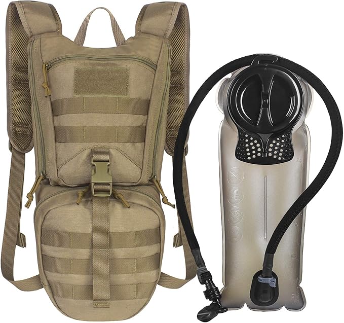 Unigear Tactical Hydration Packs Backpack 1050D with 3L Water Bladder, Thermal Insulation Pack Keeps Liquid Cool up to 4 H...