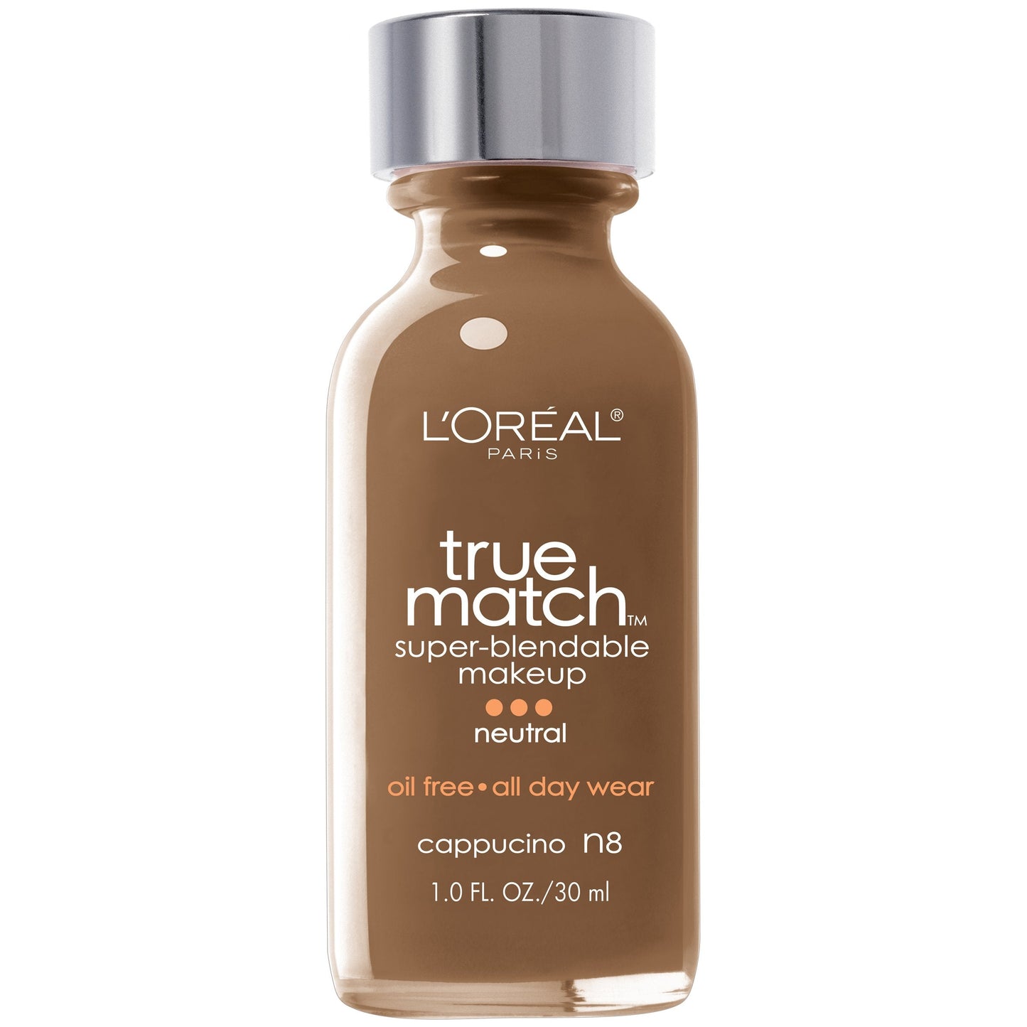 L'Or  al Paris True Match Super-Blendable Makeup, Cappuccino, 1 fl. oz.