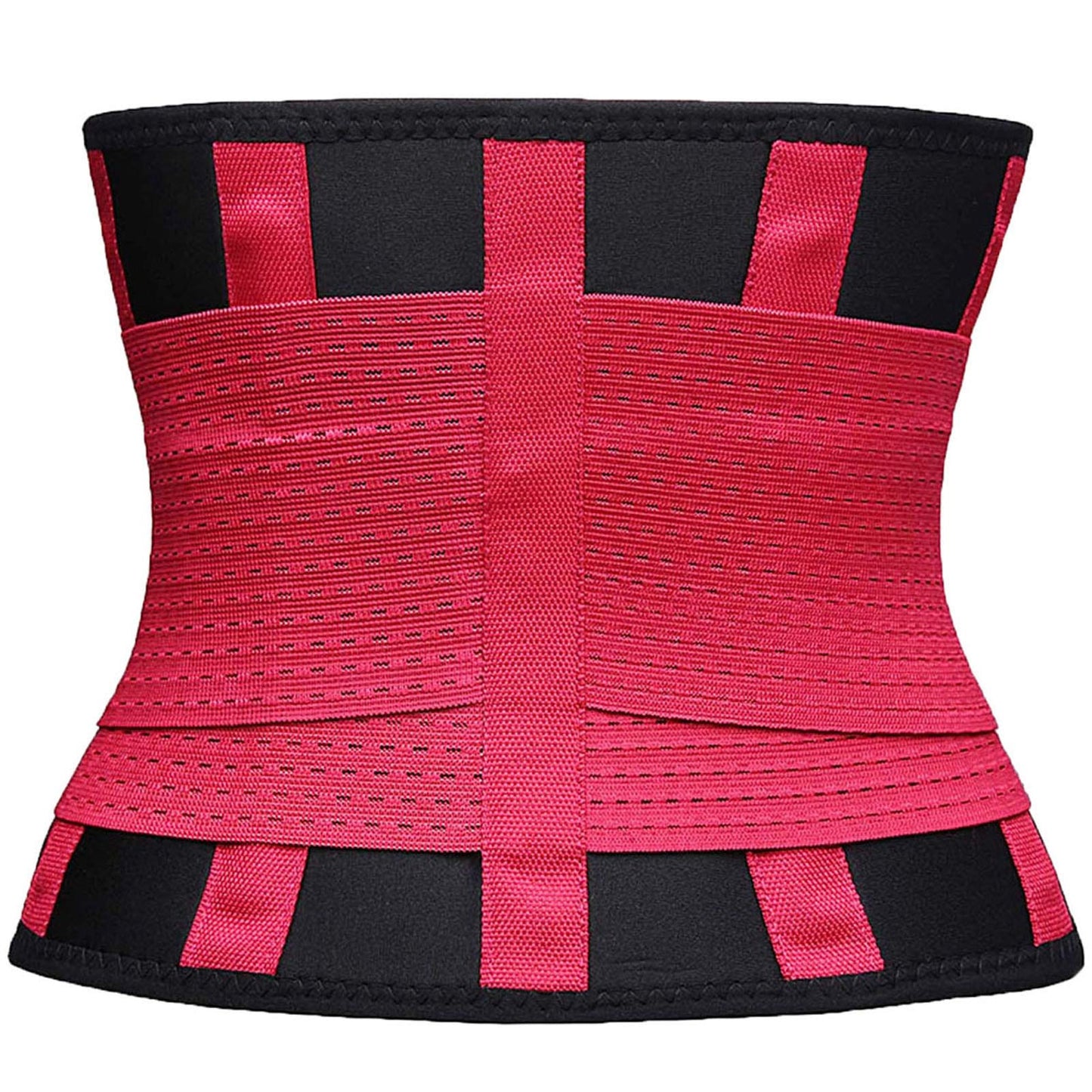 VENUZOR Waist Trainer Belt for Women - Waist Cincher Trimmer - Slimming Body Shaper Belt - Sport Girdle Belt (UP Graded)(Rose Red,Medium)