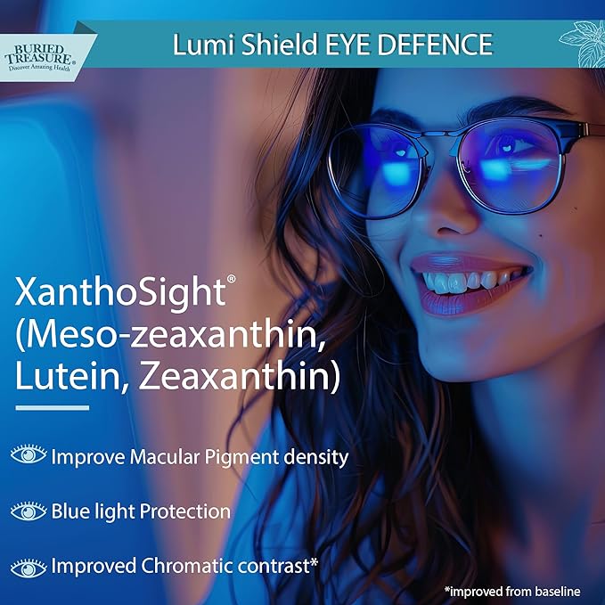 Buried Treasure LumiShield Plus - Peppermint Flavor 16 oz. Eye Health Support in Liquid Supplement