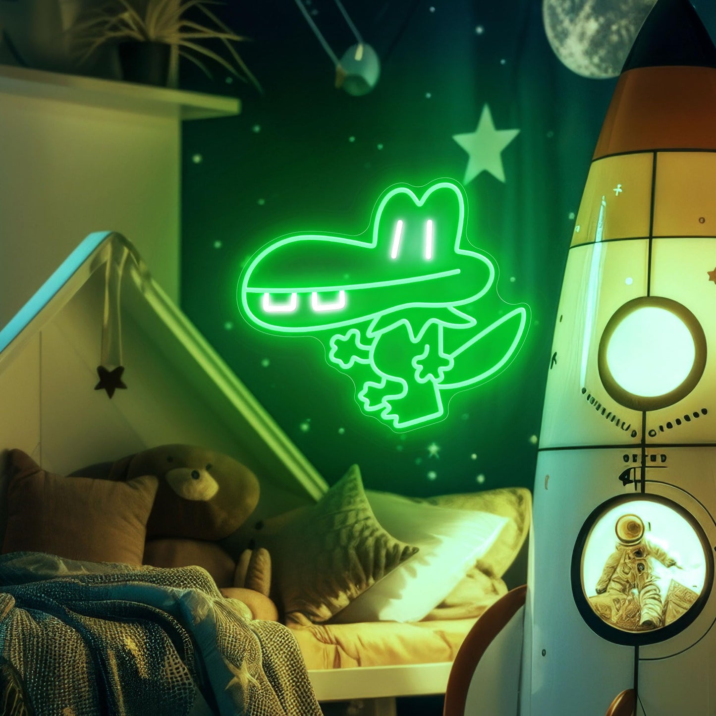 Officially Licensed Dog Man Bub Led Neon Sign - Vibrant Kids Bedroom & Game Room Wall Decor  Safe Movie-Themed Gift For Fans Christmas/Birthday (15X13 Inches)