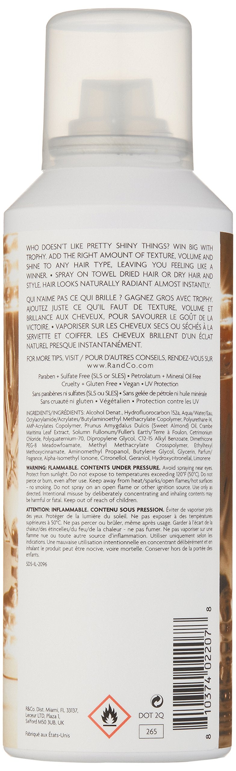 R+Co Trophy Shine + Texture Spray 198 ml / 6 oz
