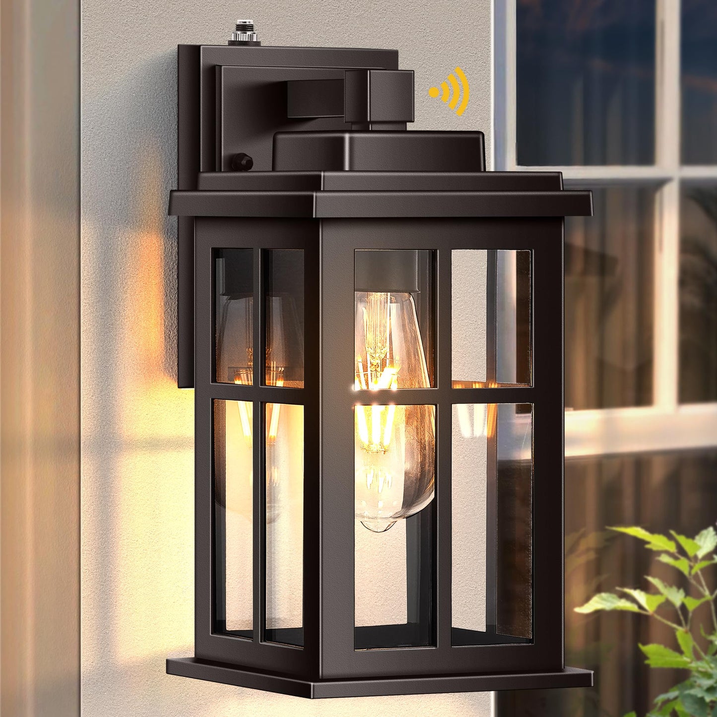 Opaxis Bronze Exterior Lighting Fixtures  Dusk To Dawn Outdoor Lights For House  Outdoor Wall Lights For Garden  Entryway  Doorway  Anti-Rust  Waterproof  E26 Socket