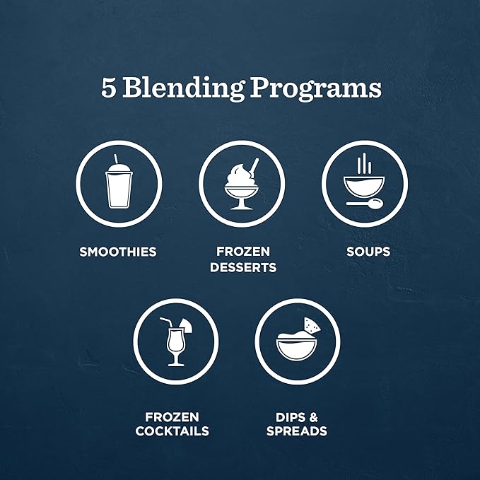 Vitamix Ascent X4 Blender with Five Blending Programs, Self-Cleaning Program, Professional-Grade Blender for Smoothies, Soups and More, Stainless-Steel Blades, 48 Oz Container, Graphite Metal Finish