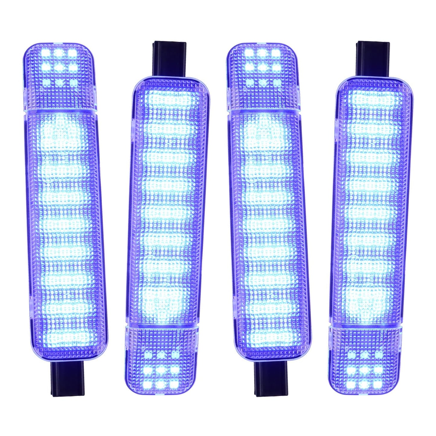 Afeisol Led Side Door Panel Lights Courtesy Light Fit For Chevy Sierra Gmc C/K  Yukon Silverado 1500 2500 3500 Avalanche  Suburban  Hum-Mer H2 4Pcs Car Interior Doors Panel Lighting Blue