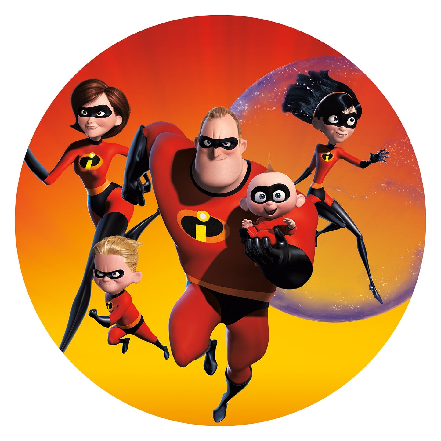STAR WARS Projectables Incredibles 2 LED Night Light, Dusk-to-Dawn Sensor, Red, Model 41247, Ideal for Bedroom, Nursery, or Bathroom