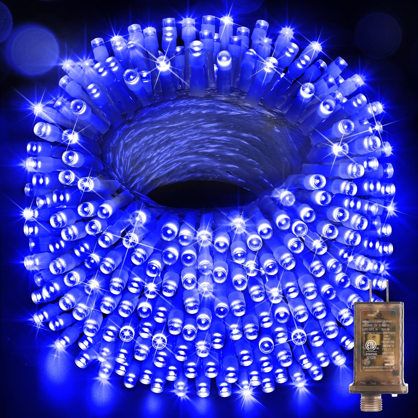 Hezbjiti 1000 Led Christmas String Lights, 394Ft Blue Fairy Lights With Remote & Timer For Home, Party, Wedding Decor