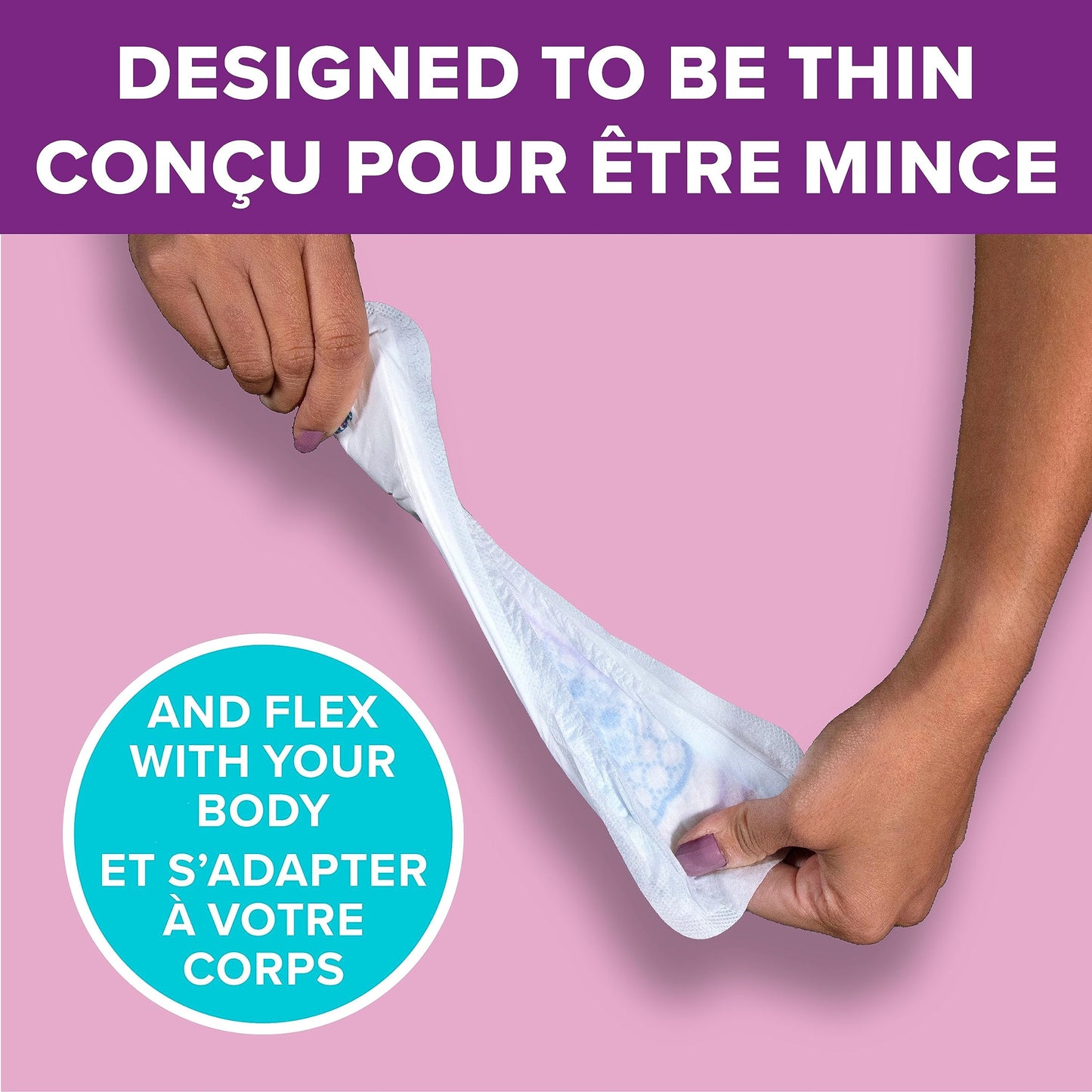 Poise Ultra Thin Postpartum Incontinence Pads, Moderate Absorbency, Regular Length, 96 Count