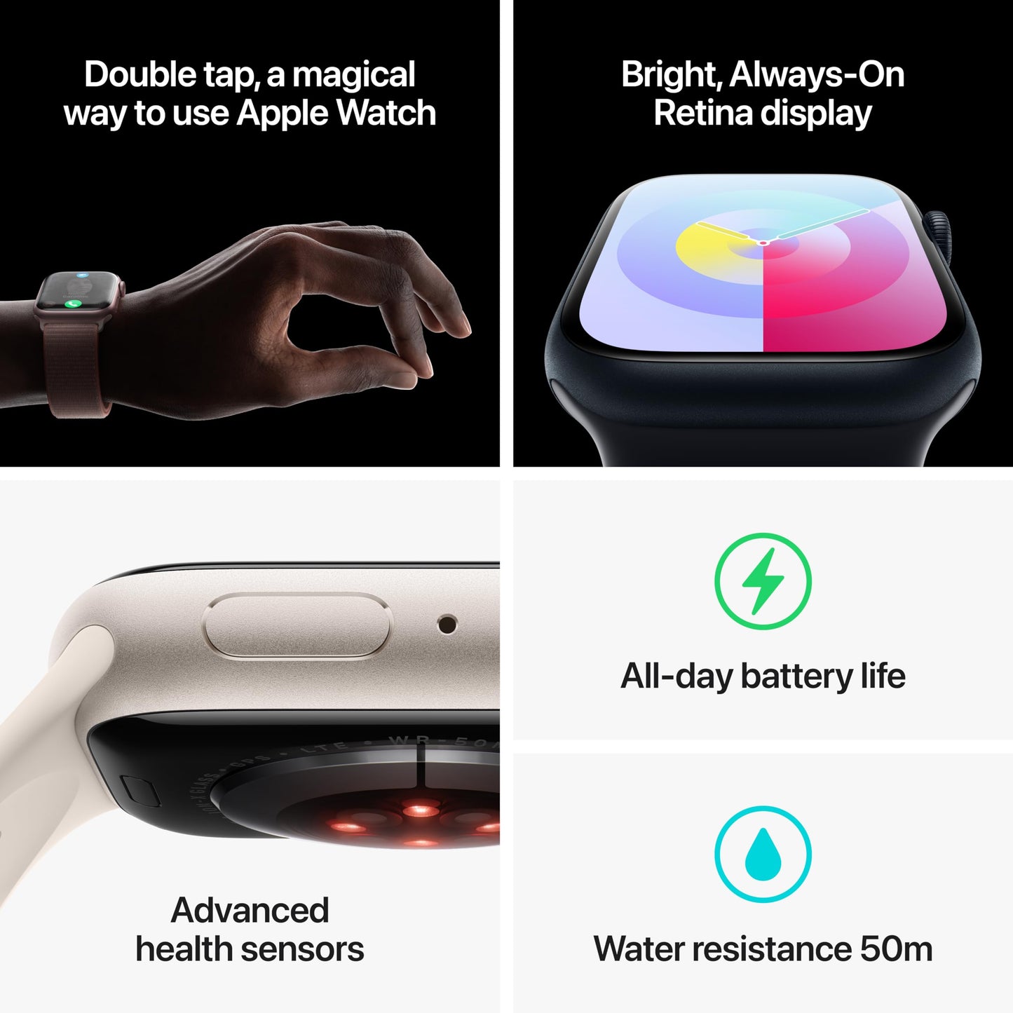 Apple Watch Series 9 [Gps + Cellular 45Mm] Smartwatch With (Product) Red Aluminum Case With (Product) Red Sport Band S/M. Fitnes