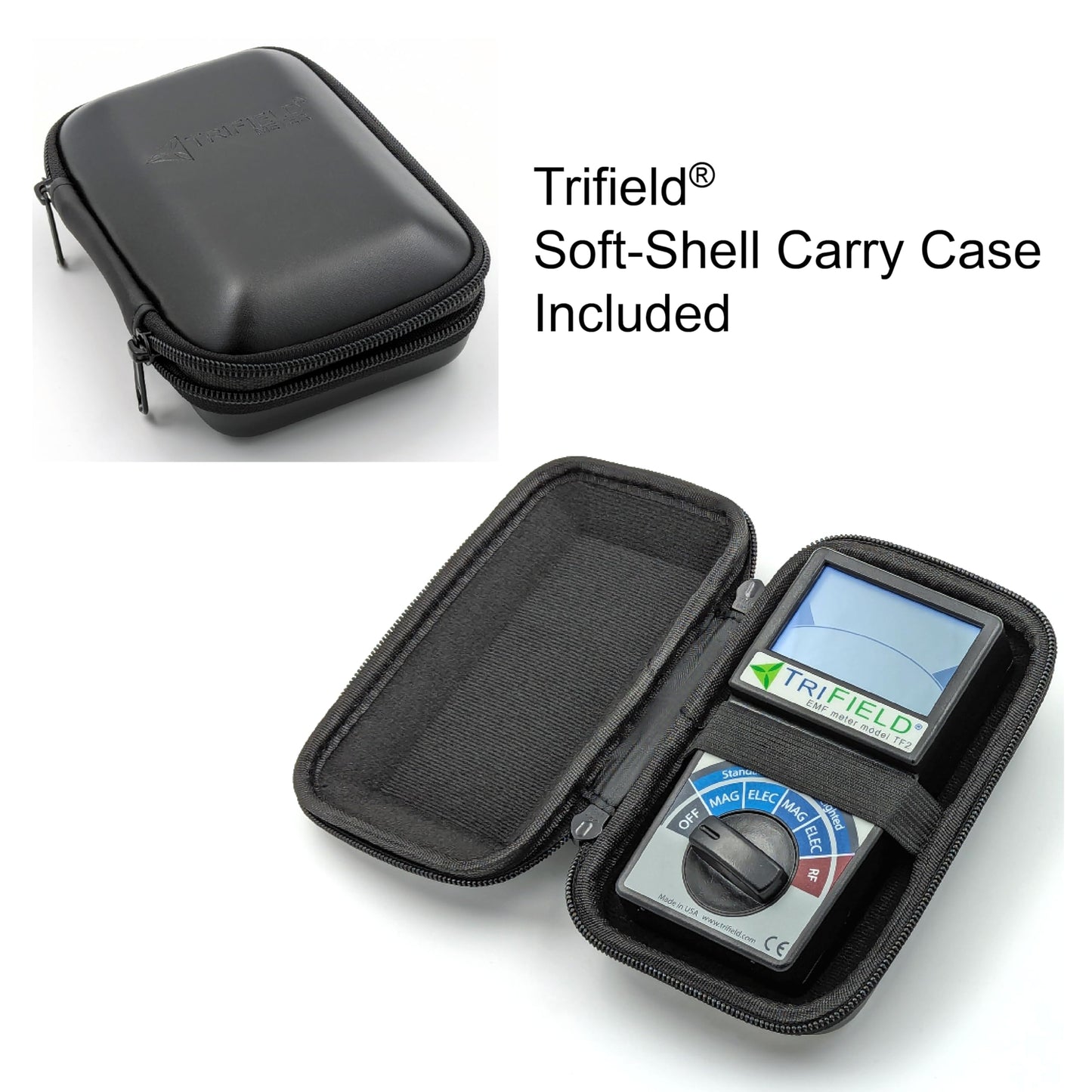 TriField EMF Meter Model TF2 – Made in USA - #1 Handheld EMF Detector for Magnetic/Electric/Radio Fields with Unlimited Free Support in The U.S. to Help Solve Your EMF Problems