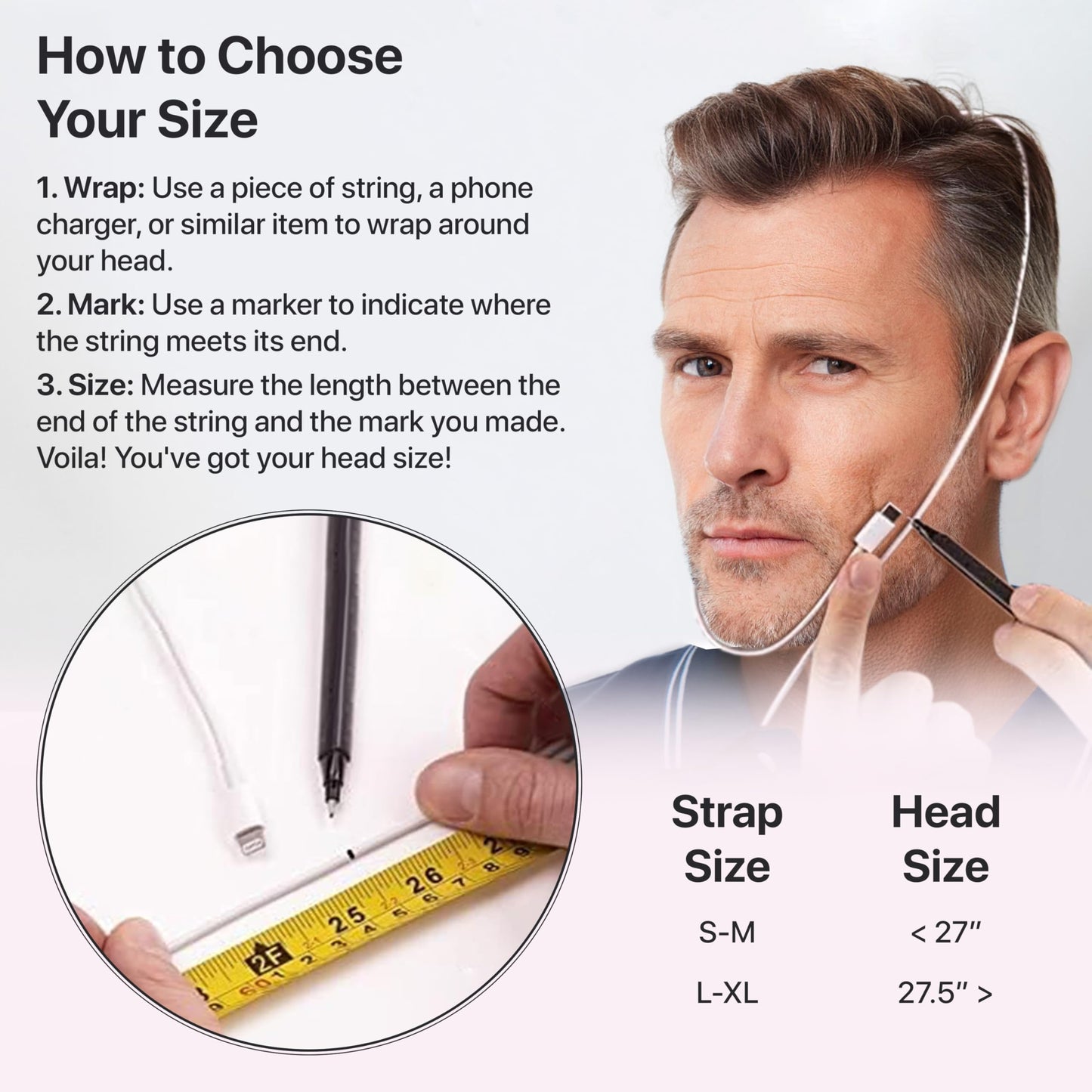 Chin Strap for CPAP Users | Comfortable Mouth Support to Encourage Closed Mouth Positioning Nasal Breathing for Men and Women Who Breathe Through The Mouth During Sleep by PIDOTI (Black, L-XL)