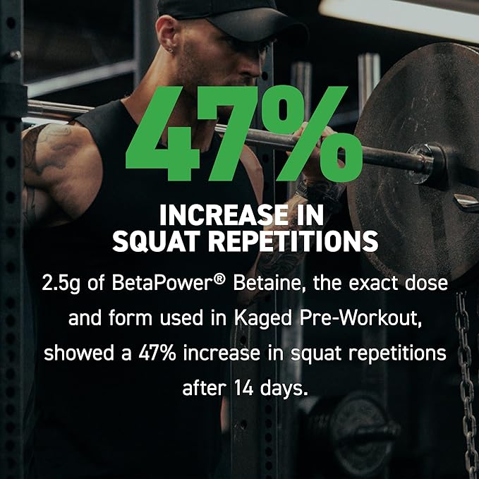 Kaged Original Pre Workout Powder Berry Blast Pre-Kaged Formulated with Creatine, Beta Alanine, Pure Caffeine 20 Servings
