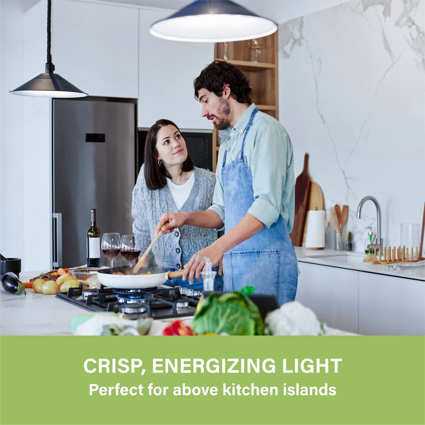 Sigalux A19 Led Light Bulb 60W Equivalent, 9.5W, 800Lm, Non-Dimmable, Daylight 5000K, E26 Base, Ul