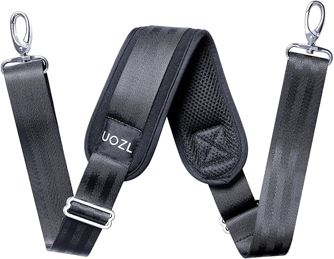UOZL 59 Inch Shoulder Straps, Soft with Ultra-Thick Fixed Shoulder Pad, Two Way Independently Adjustable Buckle Replacemen...