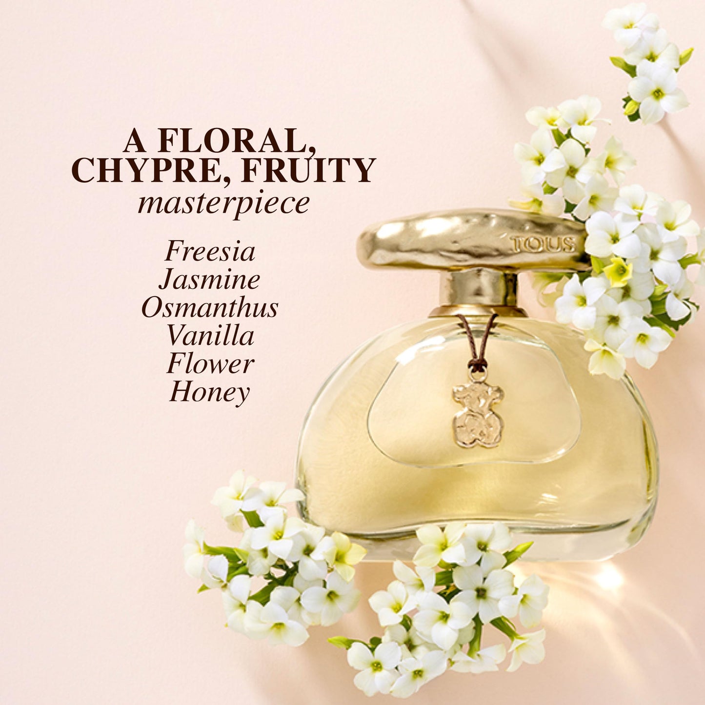 TOUS Touch Eau de Toilette Spray For Women. Floral, Fruity Fragrance With Notes of Freesia, Jasmine, and Vanilla. Sophisticated