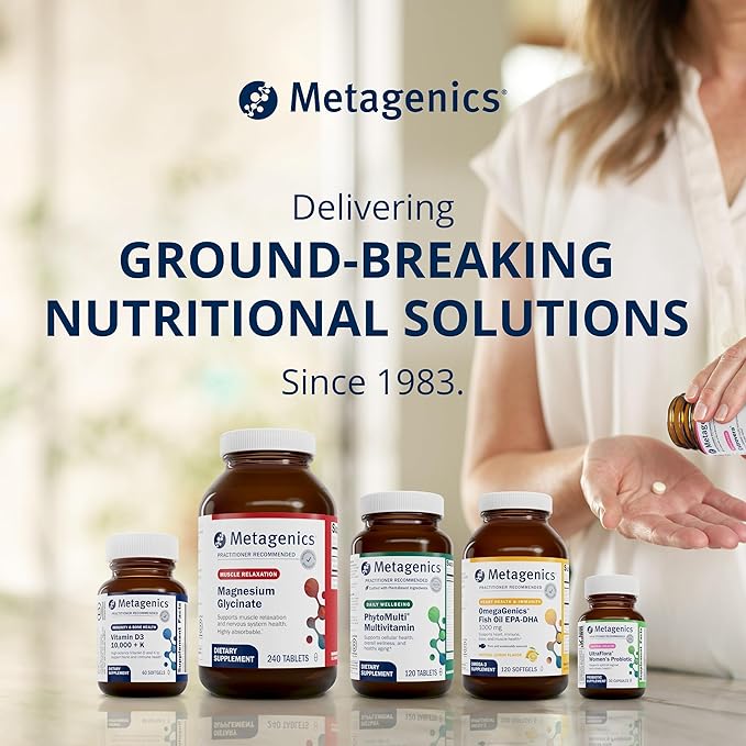 Metagenics UltraFlora Balance Probiotic - Daily Gut Health Supplement* - Offers Digestive & Immune System Support* - Vegetarian, Non-GMO & Gluten-Free - 60 Capsules