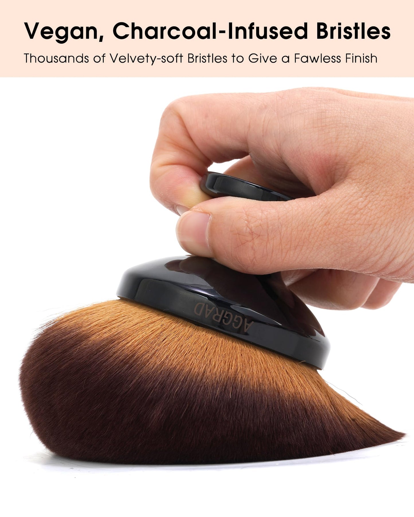 Ultra Large Body Makeup Brush For Self Tanner, Self Tan Back Applicator, Kabuki Brush For Bronzers Blend Self Tanning Applicator