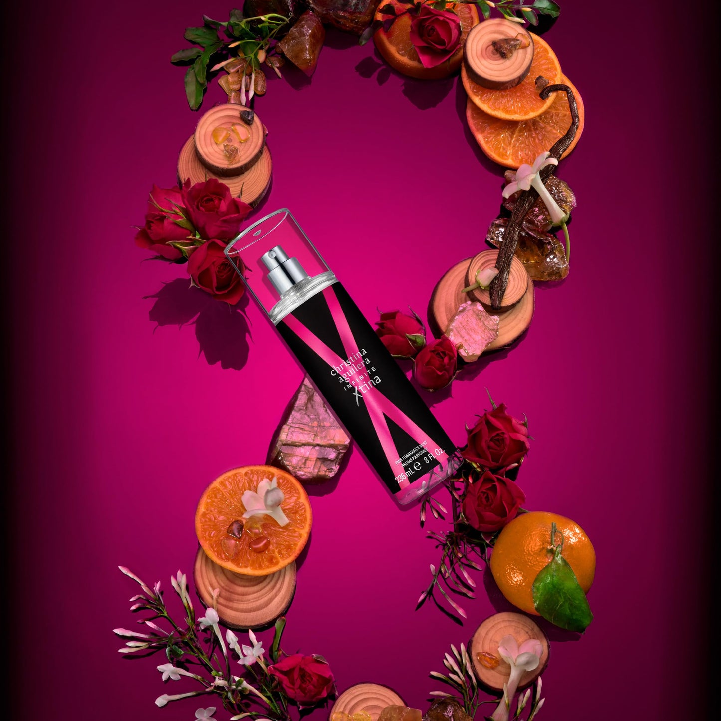Christina Aguilera Infinite Xtina Perfume for Women, Fine Fragrance Mist with Notes of Pink Guava, Rose Absolute & Vanilla - War