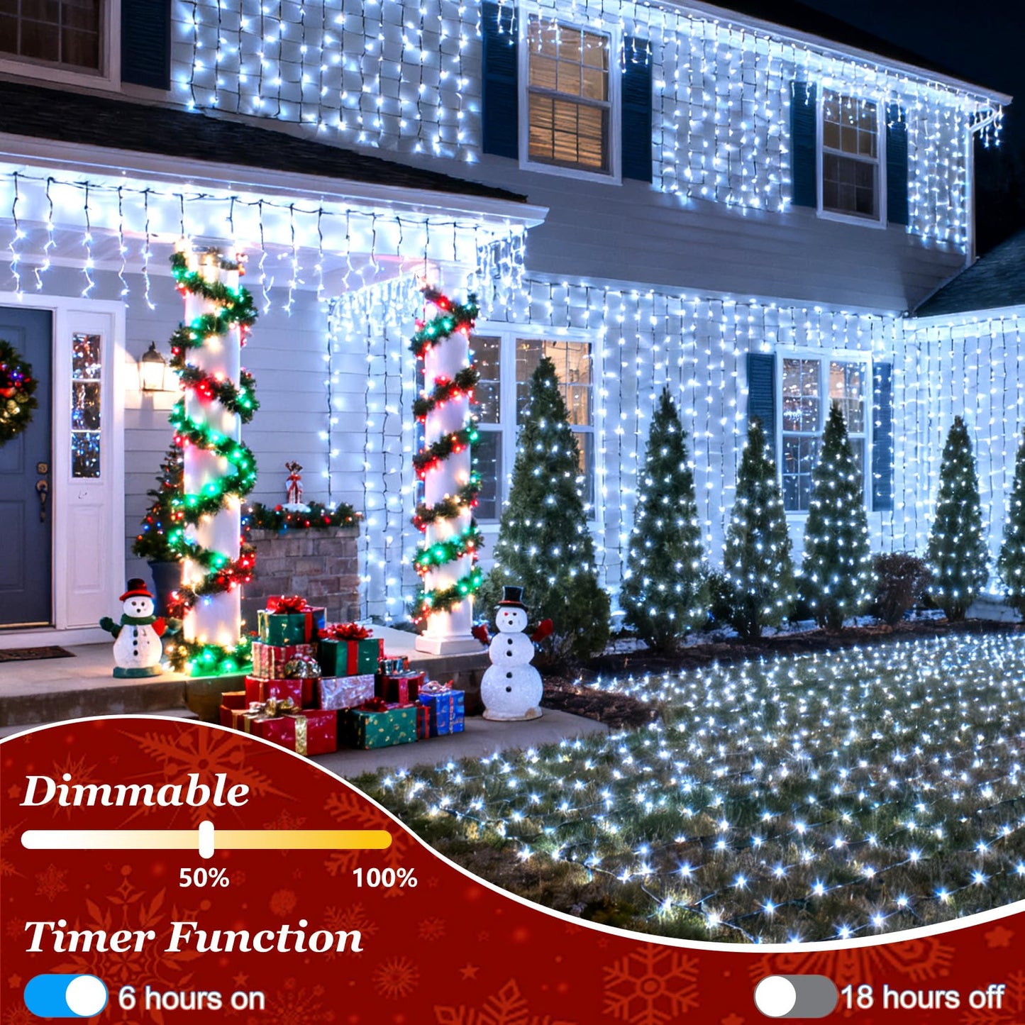 300 Led Indoor String Lights With 12 Modes  Green Wire Connectable Christmas Tree Lights With Timer  Dimmable Twinkle Fairy Lights  75Ft Led Lights For Bedroom Outdoor Home Patio Party  Cool White