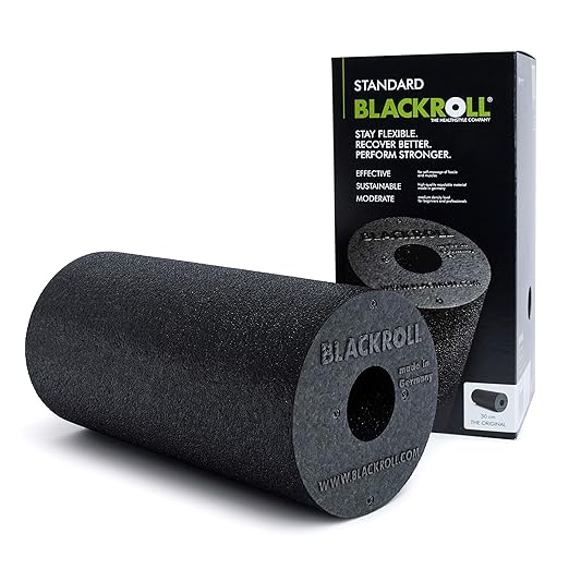 BLACKROLL - Standard Foam Roller - Myofascial Trigger Point Release, Back Massage, Perfect for Yoga, Home Workouts, Muscle...