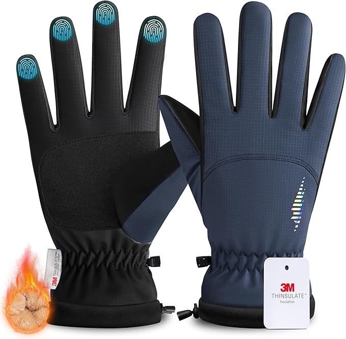 rivmount Kids 3M Ski Gloves Touchscreen Waterproof Warm for Boy Girl Youth Outdoor Skiing Cycling Snow Winter