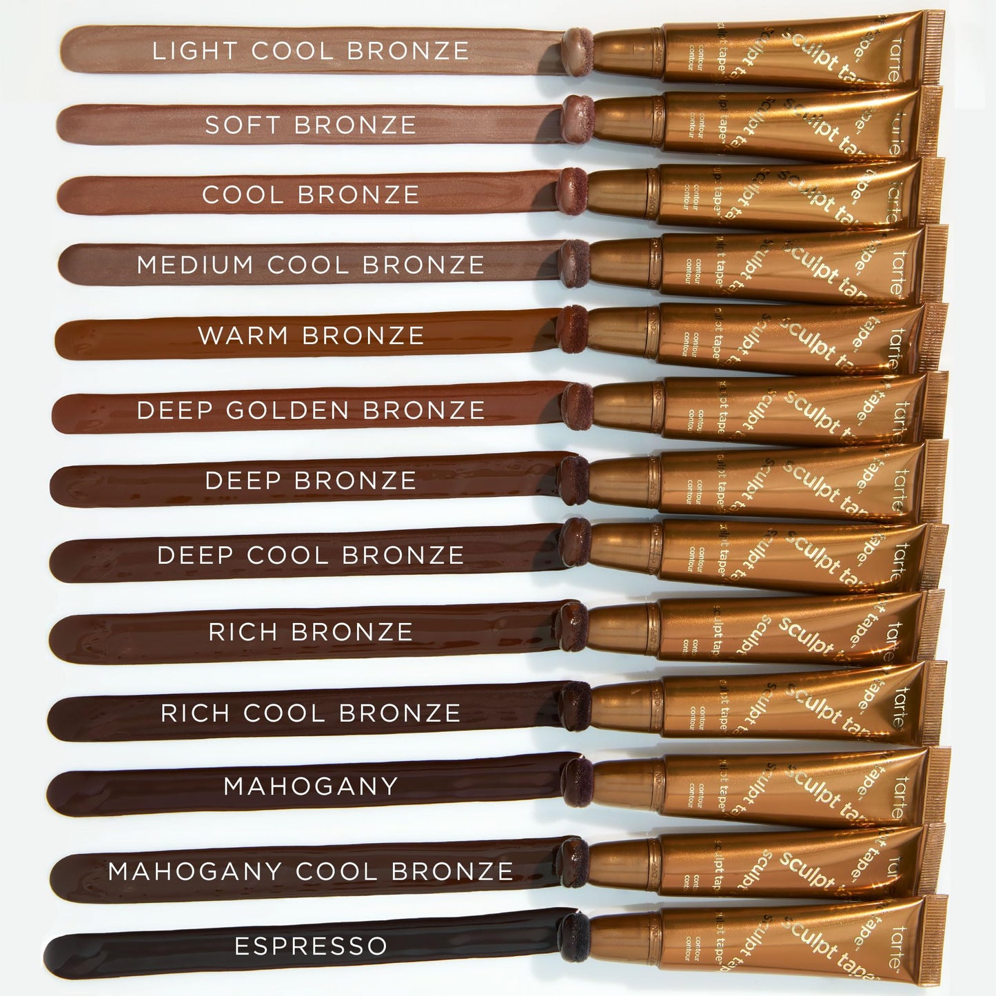 tarte sculpt tape contour - cool bronze (light to light-medium skin tones) - full size