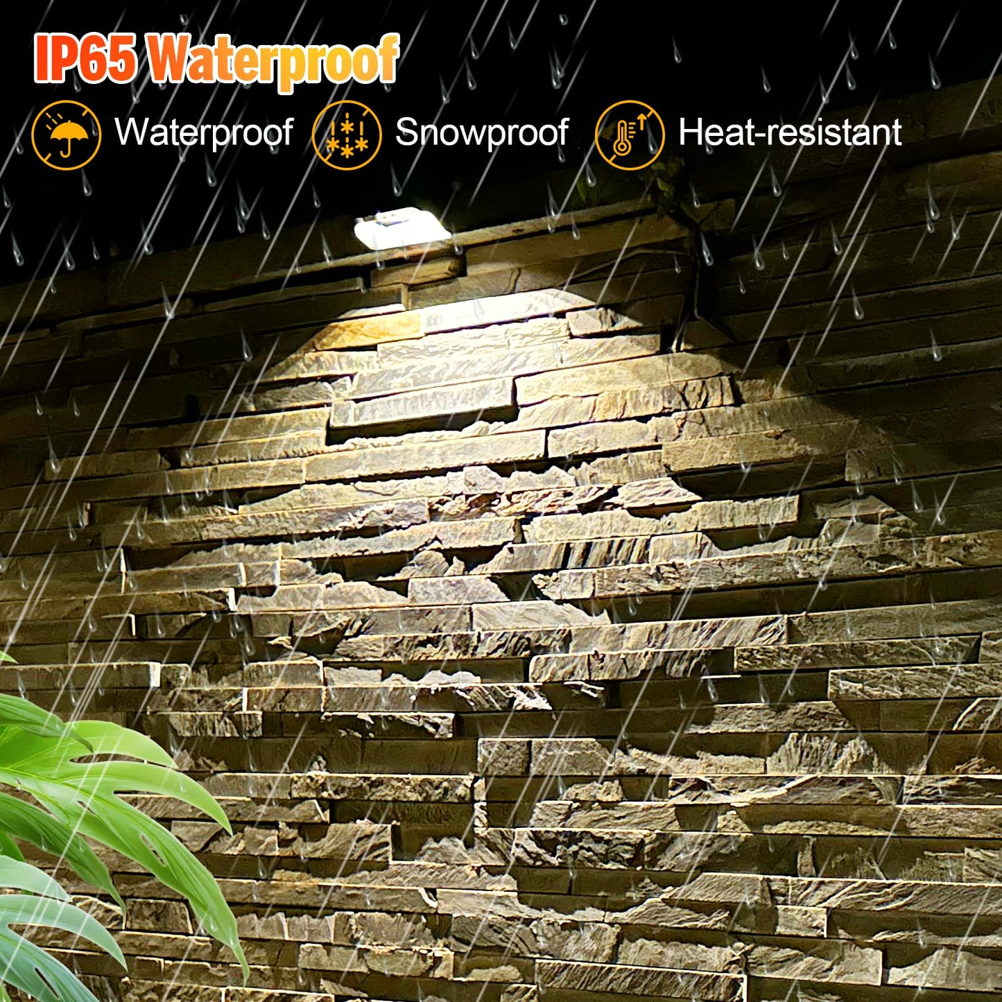Yivsen Solar Fence Lights  Warm White & Rgb Fence Lights Outdoor Step Lights Outdoor Waterproof Led Solar Lighting For Outside  Backyard  Patio  Deck  Stair Handrail  Pool And Wall(8 Pack Black)