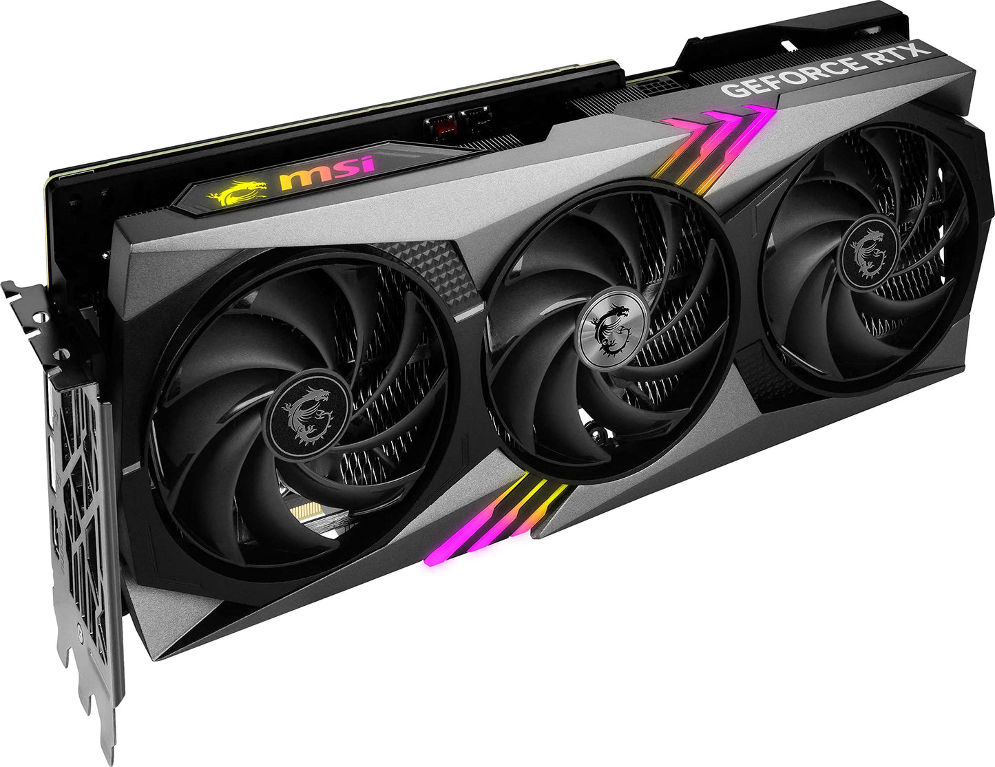 MSI GeForce RTX 4070 Ti Gaming X Trio 12GB Graphics Card - 2760 MHz, 192-Bit, Tri-Frozr 3, 2.4"x5
