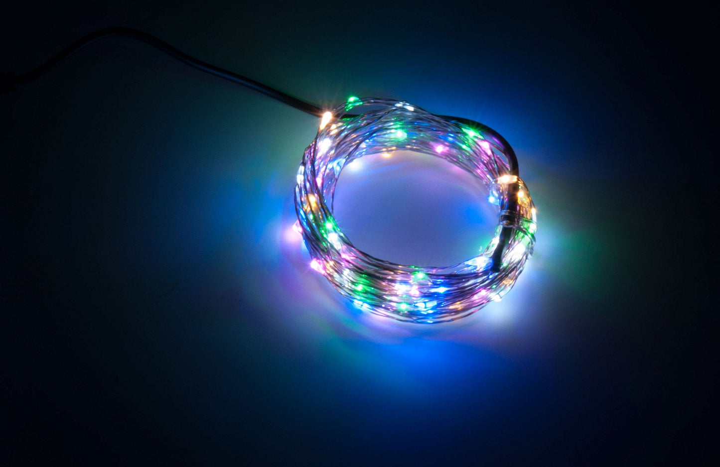 Karlling Usb Led Fairy Lights - 50 Bulbs, 16 Ft Silver Wire, Waterproof, Multicolor - 2 Pack For Bedroom, Garden, Party, Wedding