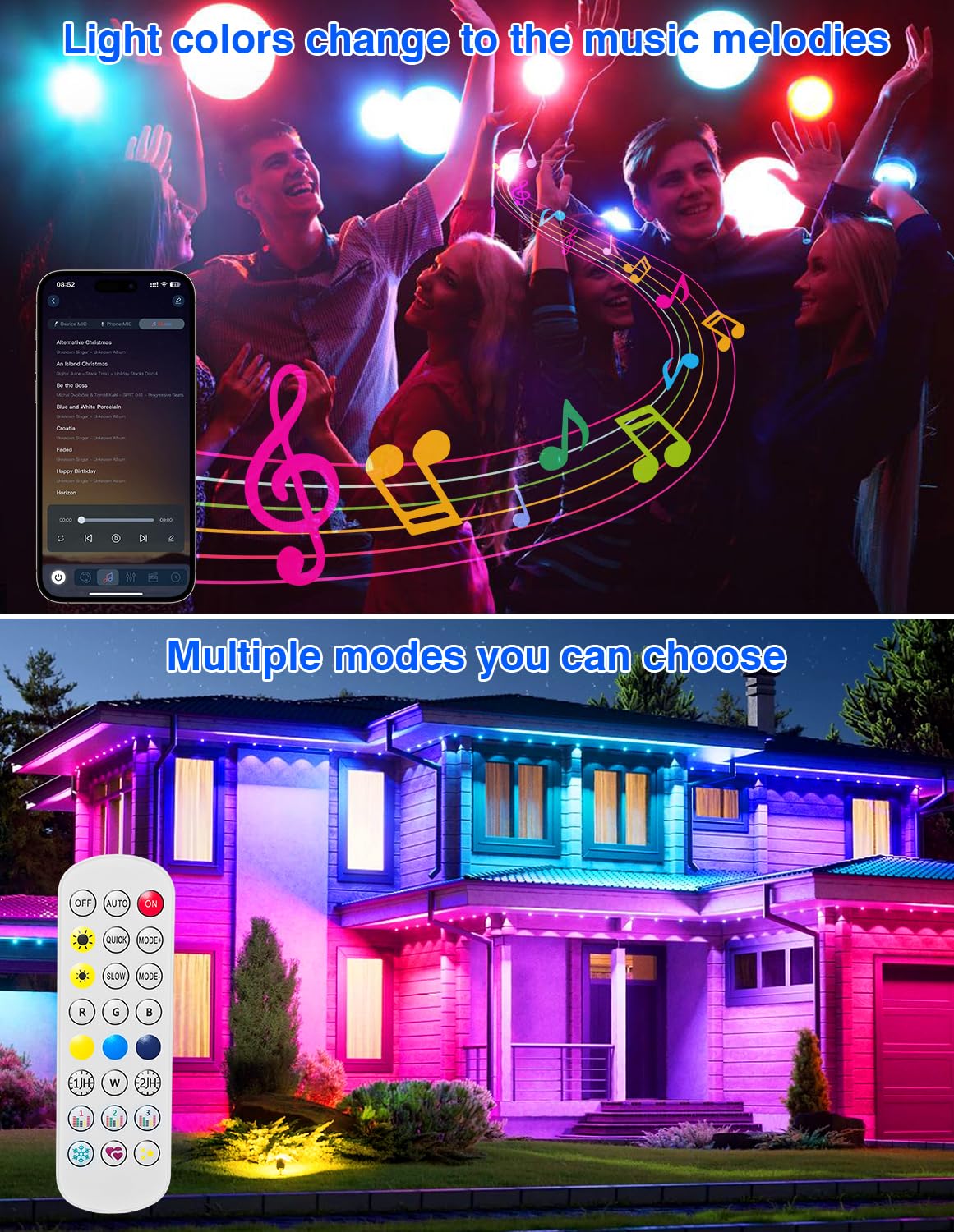 Crepow Spot Lights Outdoor  Smart Rgbw Led Color Changing Landscape Lighting With App And Remote Control  Music Mode  Diy Scenes  Timing  Ip65 Waterproof Spotlight Plug In For Yard Garden  4 Pack
