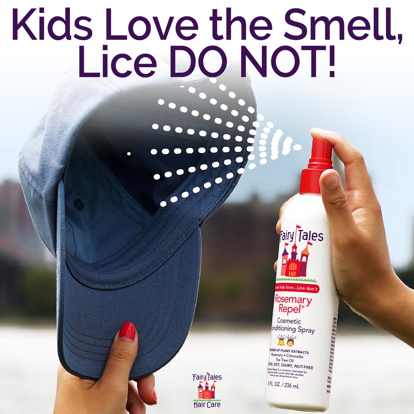 Fairy Tales Rosemary Repel Daily Kids Conditioner- Kids Like the Smell, Lice Do Not, 32 fl oz. (Pack of 1)