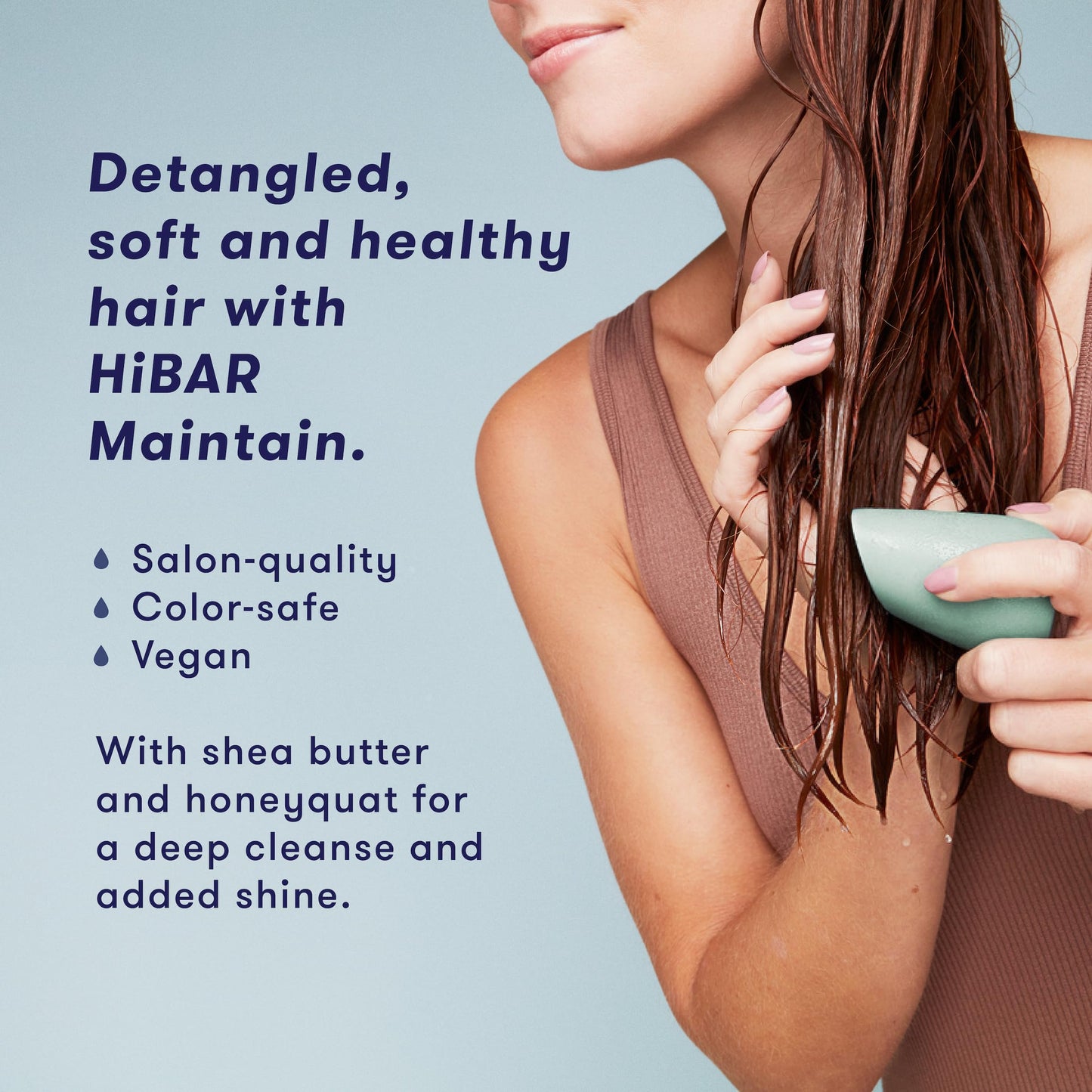 HiBAR Conditioner Bar, All Natural Hair Care, Plastic Free, Made with Eco Friendly Ingredients, Travel Size, Color Safe, Solid S