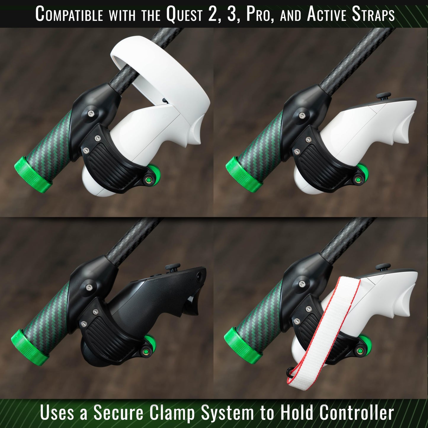 DeadEyeVR - DriVR Elite - Golf Club for Quest 2, 3, and Pro - Realistic VR Golf Simulator Handle - Adjustable Weighted VR Golf Club Grip for Enhanced Play