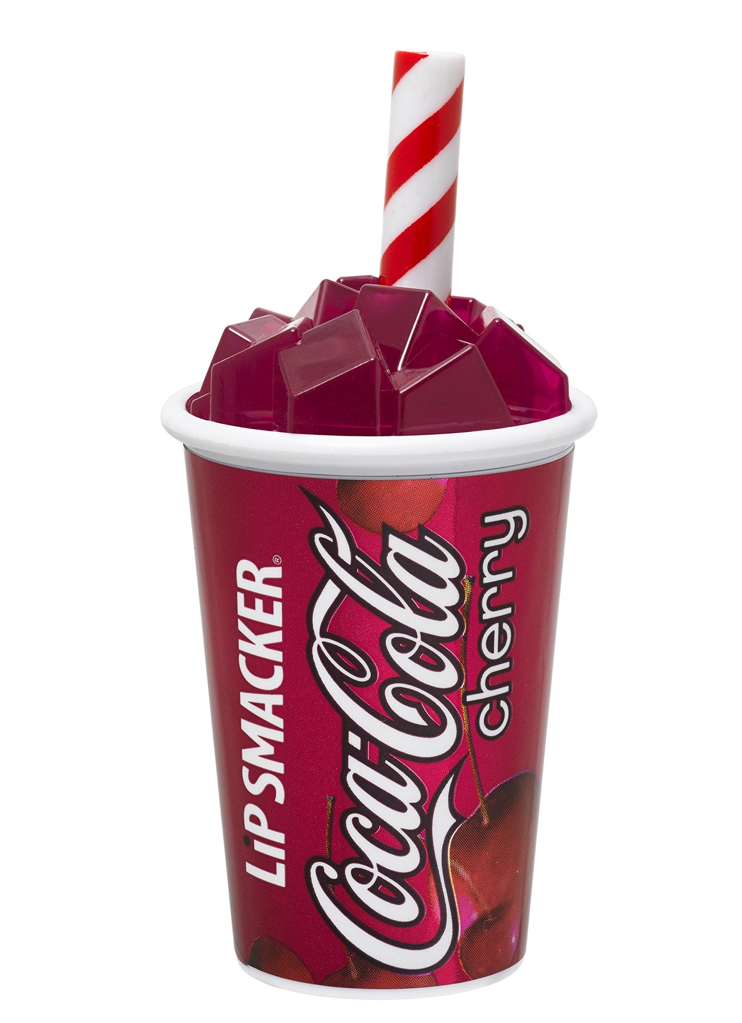 Lip Smackers Coca Cola Flavored Lip Balm, Coke Cup, Cherry Coke Flavor, Lip Care, For Kids, Women, Men