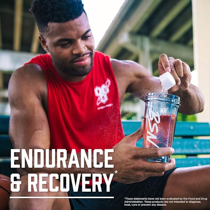 BSN Amino X Post Workout Muscle Recovery & Endurance Powder with 10 Grams of Amino Acids Per Serving, Flavor: Blue Raz, 70 Servings