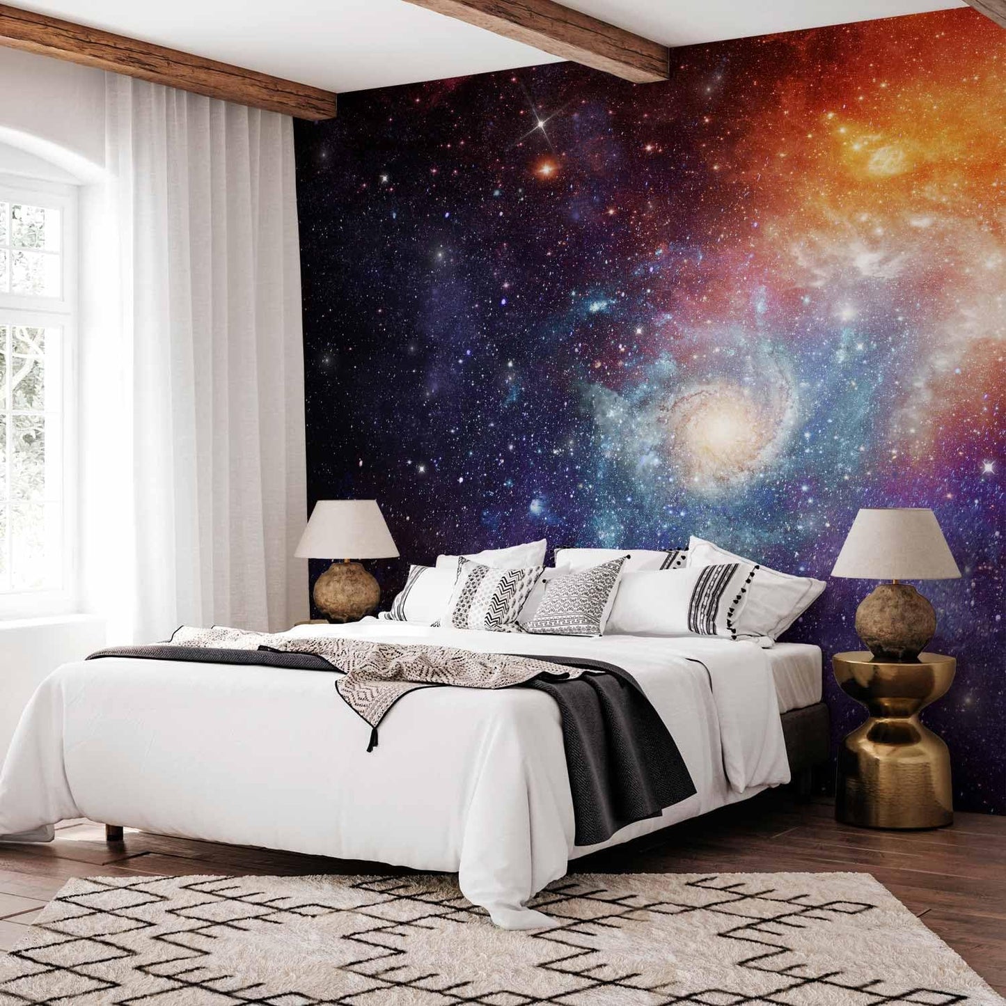 artgeist Premium Wall Mural Cosmos Galaxy 98x69 in - XXL Non-Woven Wallpaper Fleece Wall Decor Photo Print Picture Image Design Home f-C-0101-a-a