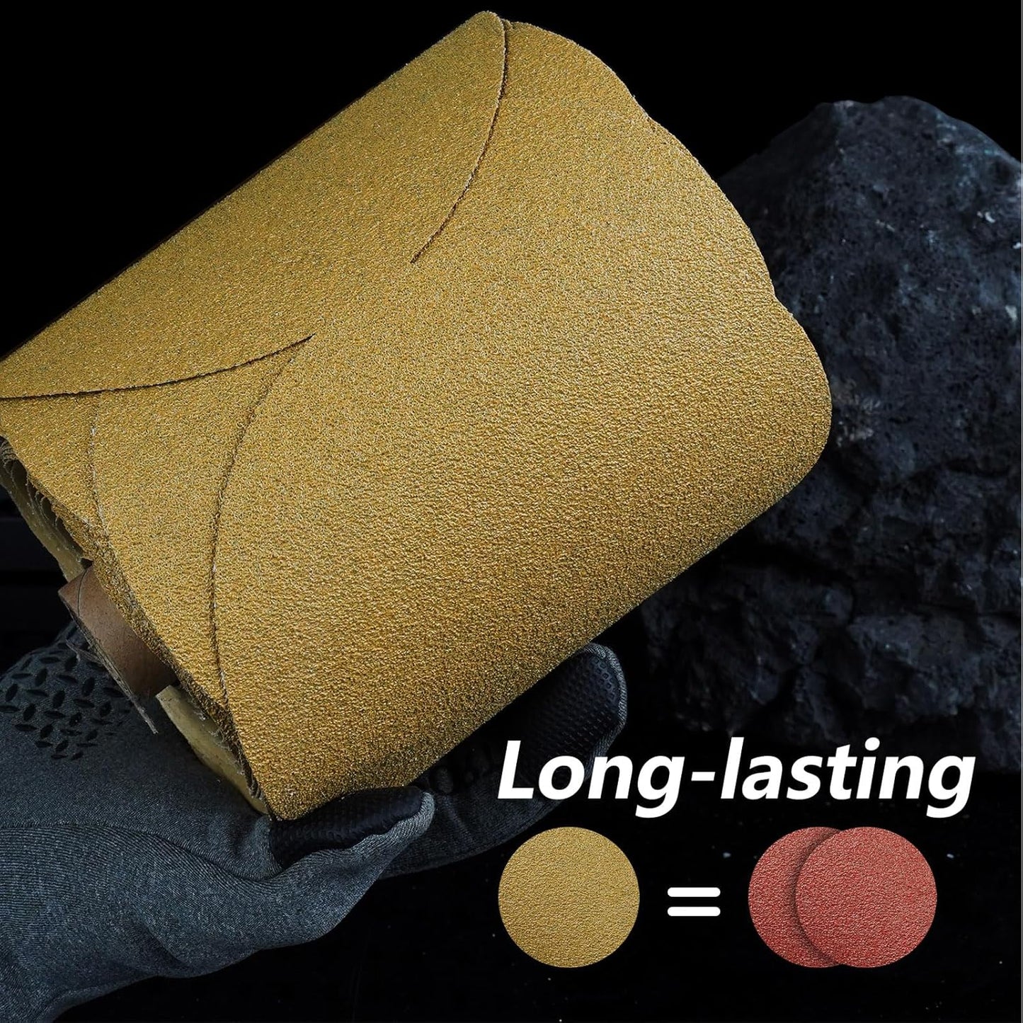 PSA Sanding Discs 6 Inch Adhesive Backed Sandpaper 100 Pack 800 Grit Self Adhesive Sanding Discs for DA Sander Self Stick for Wood, Auto Body Repair, Paint, Metal, and Plastic