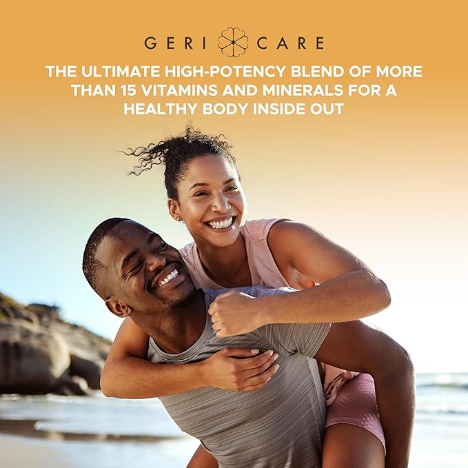 GeriCare One-Daily Multi-Vitamin & Minerals, Dietary Suplement Tablets (200 Count (Pack of 1))