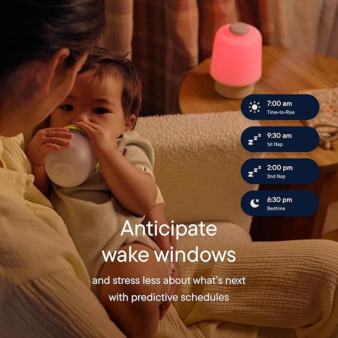 Hatch Rest Baby Sound Machine, Night Light | Hatch Baby Model | Sleep Support | Registry Essential, Routine Builder, Time-to-Rise Alarm Clock, White Noise, Nursery Stories, Toddler Kids (Wi-Fi), Putty