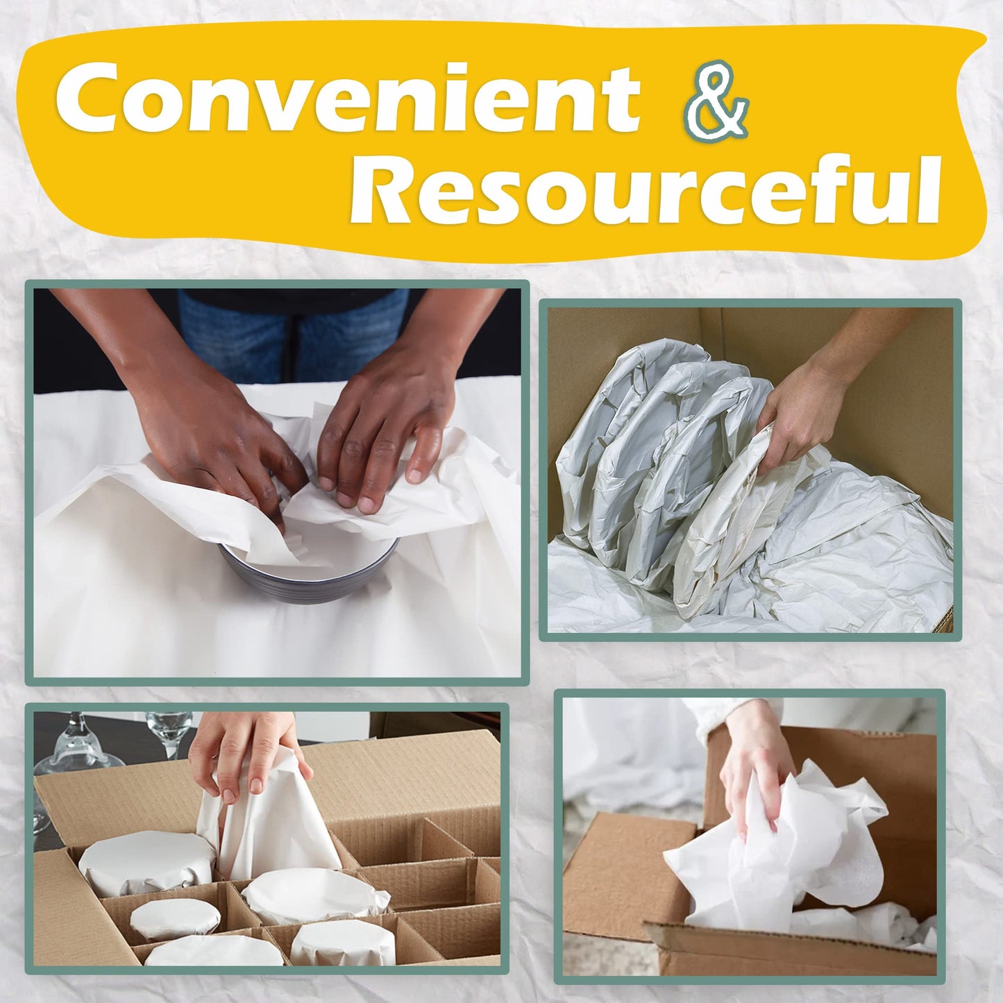 Newsprint Packing Paper – 320 Sheets, Large 27" x 17" Unprinted Packing Paper Sheets for Moving, Shipping, Wrapping & Storage | Packaging Paper for Moving, Packing, Made in USA.