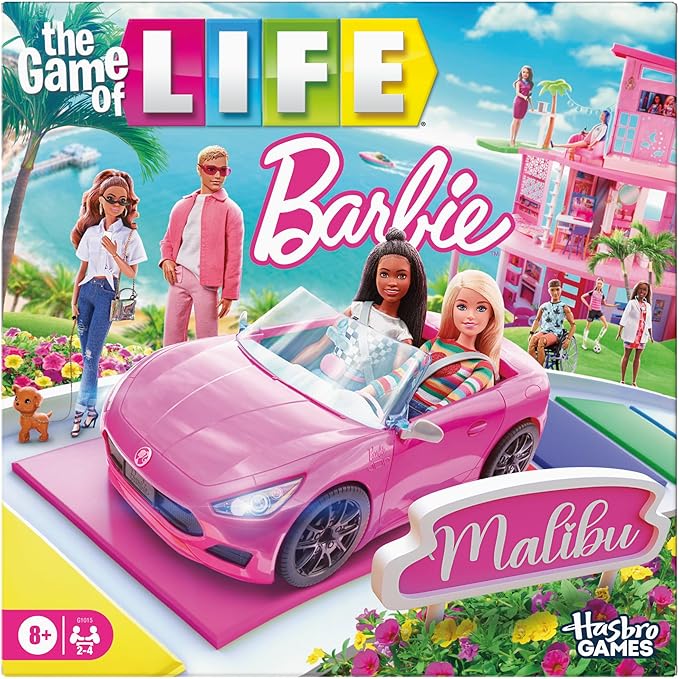 Hasbro Games The Game of Life: Barbie Edition Board Game | Ages 8+ | 2 to 4 Players | Fun Family Games for Kids and Adults...